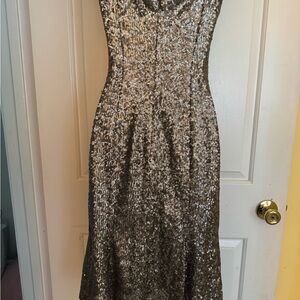 Rare limited edition Banana Republic New $165 L'Wren Scott Sequin Wiggle Dress 2